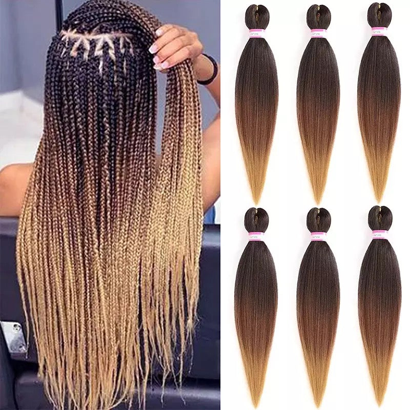 90g 26 Inch Pre stretched braiding extensions hair